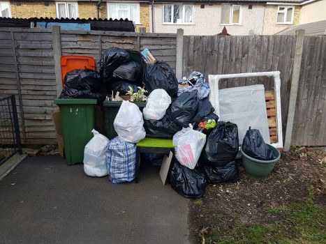 Clean streets in East London with efficient waste removal